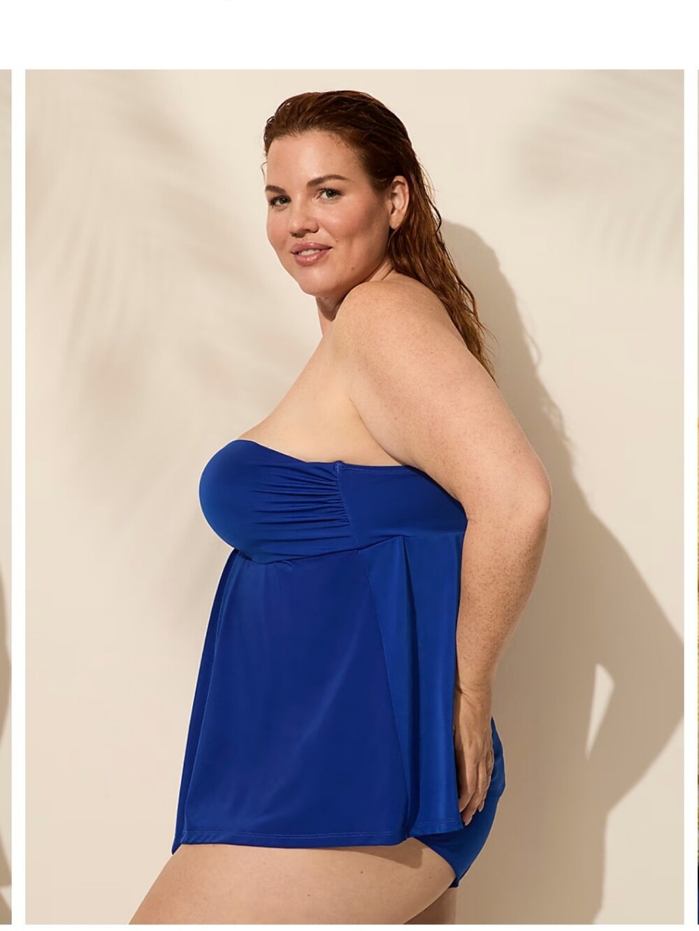 Lane Bryant Casique Underwire Swing Tankini Top - Picture 6 of 6